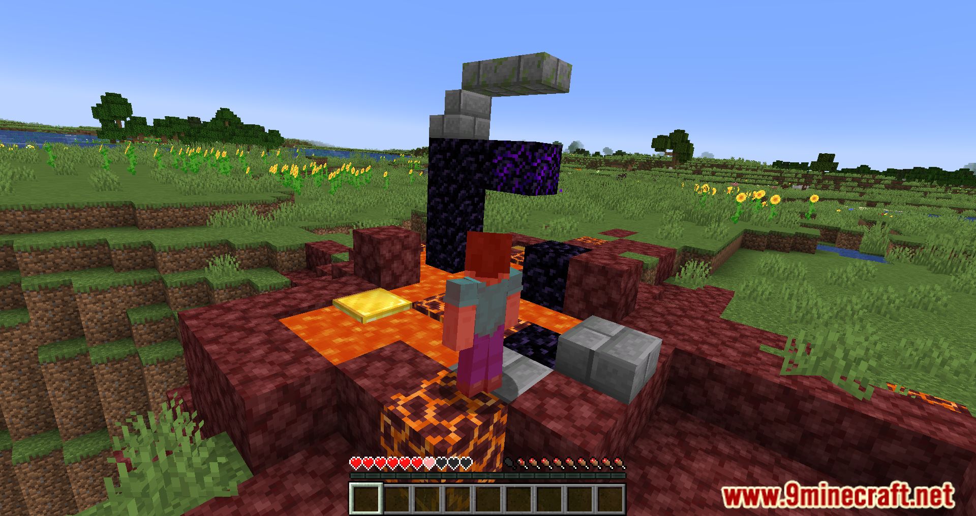 imagem 7 for Wading through magma is proibida! Modificação (1.20.6) - Danos aos blocos magmáticos