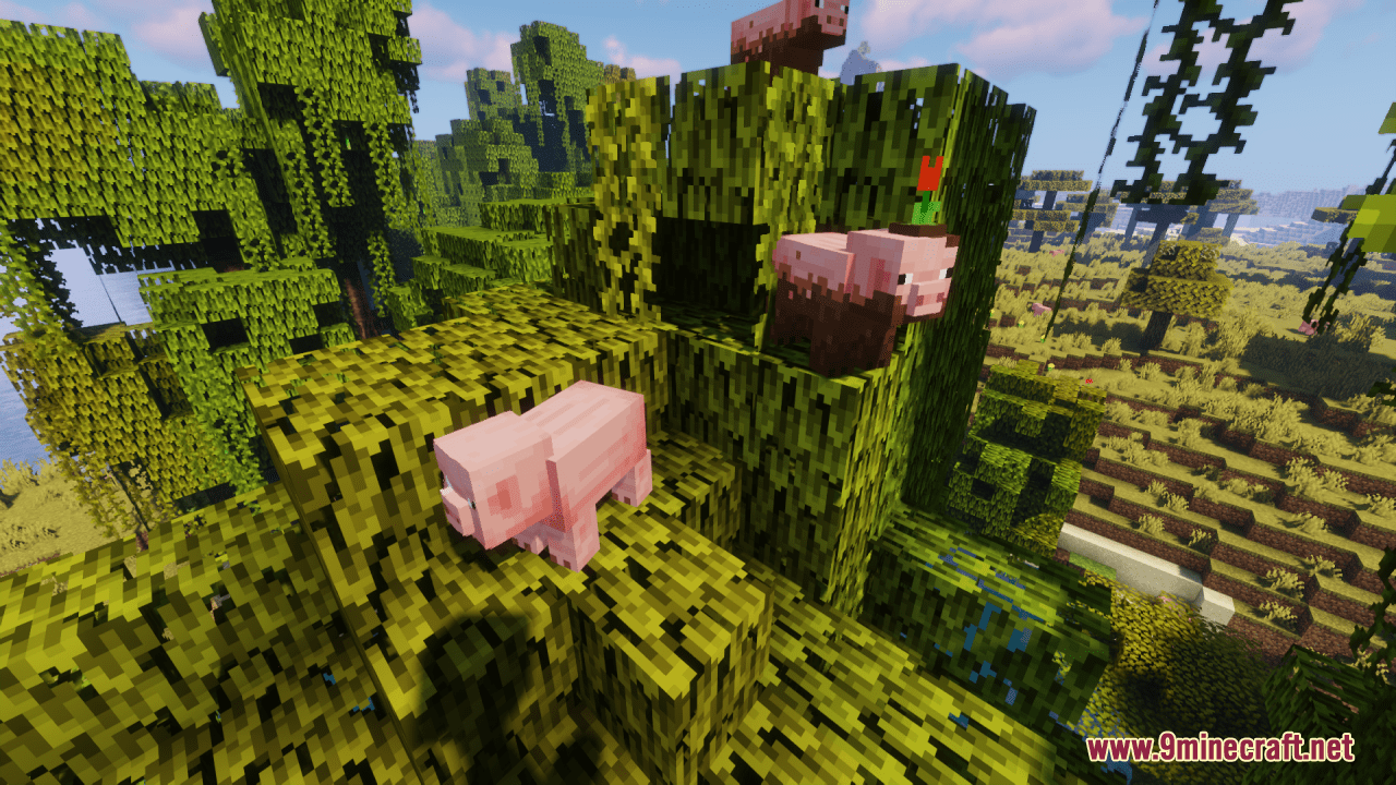 description_8 Muddy Pig Resource Pack (1.19.4, 1.19.2) - текстурный пакет