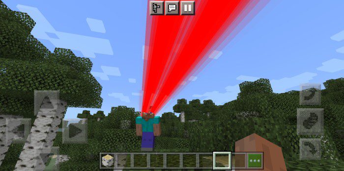 image 7 for Super Laser Eyes Add-on (1.20) - MCPE/Bedrock Mod