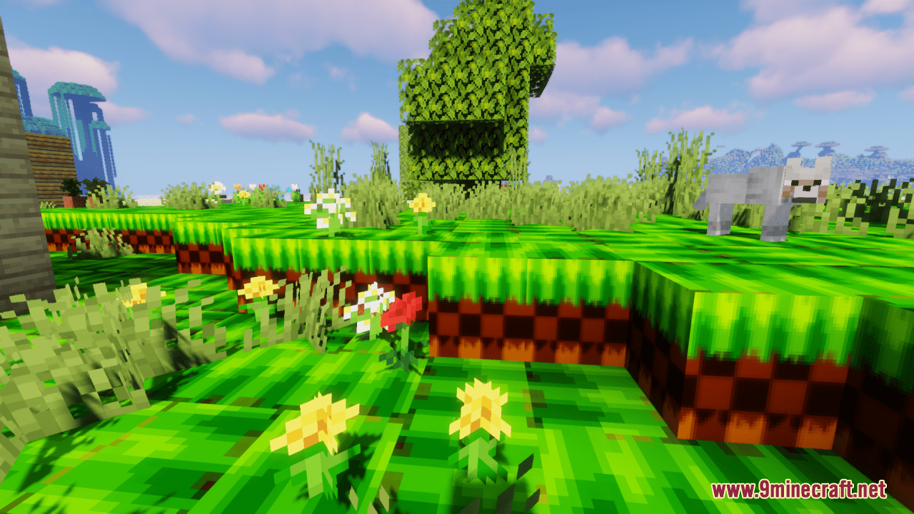 description_9 Sonic Other World Resource Pack (1.20.4, 1.19.4) - текстур-пак