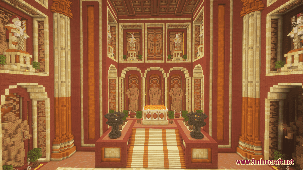 description_6 Mapa del Templo de Baco (1.20.4, 1.19.4) - antiguo templo romano