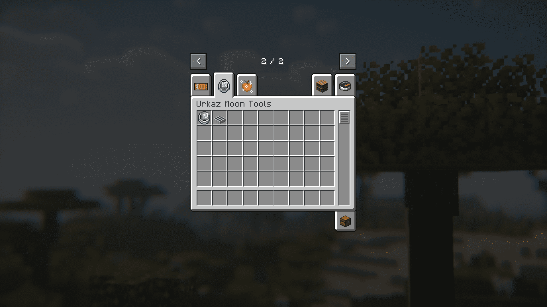 description_1 Urkaz Moon Tools Mod (1.20.1) - elementos basados en fases lunares