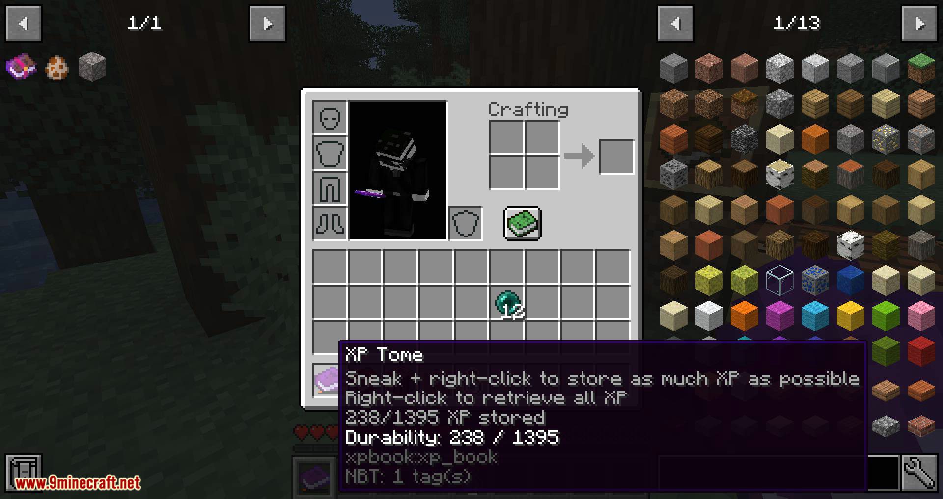 image 4 for XP Tome Mode (1.20.6) - XP saving in books