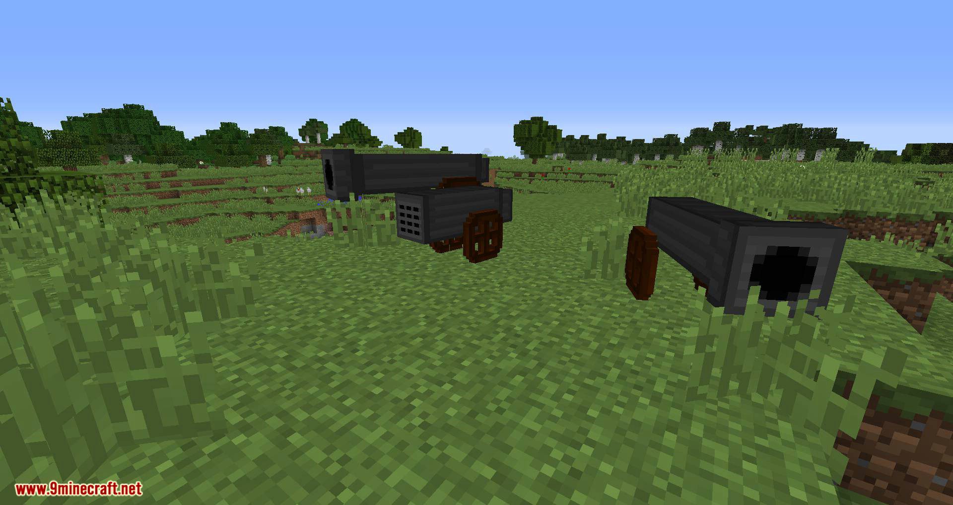 description_8 Module Matchgun 1.16.3 (match guns, flintlocks, wheel guns, revolvers, cannons)
