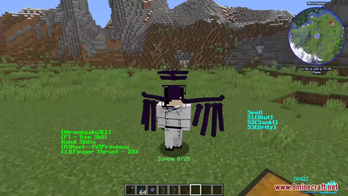 description_21 Bleach Awaken Mod (1.16.5) - Аниме Bleach, Fighting Hollow