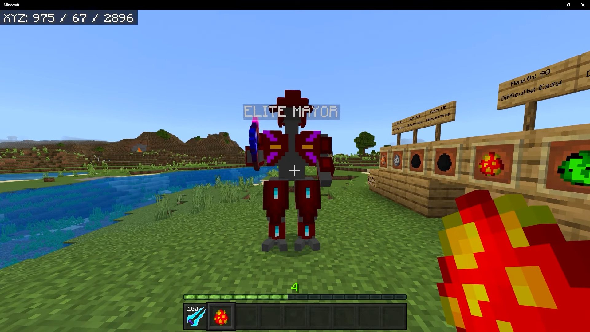 image 7 for Halo Plugin (1.20, 1.19) - MCPE/Bedrock 3D модификатор оружия