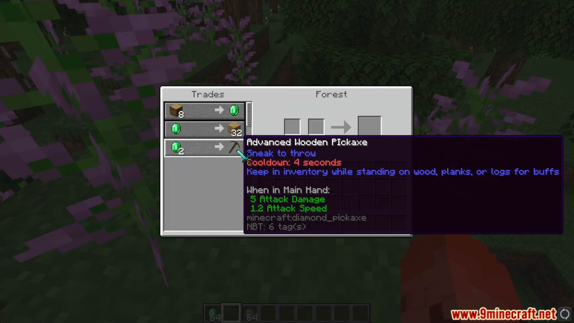 description_2 Paquetes de datos que también le permiten comerciar con biomas en Minecraft (1.20.4 y 1.19.4).