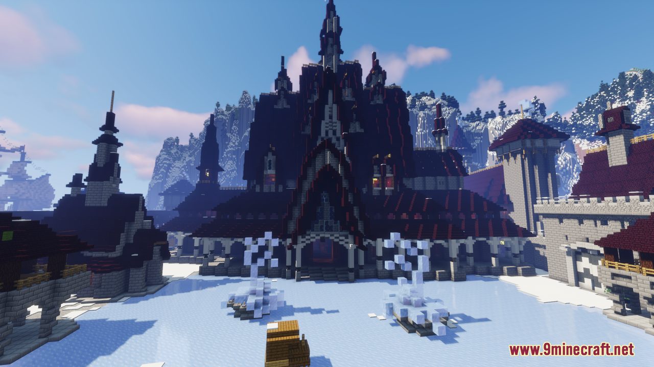 description_9 Minecraft Frozen - Allendale Mapa (1.20.4, 1.19.4) - Reino del Viento Noruego