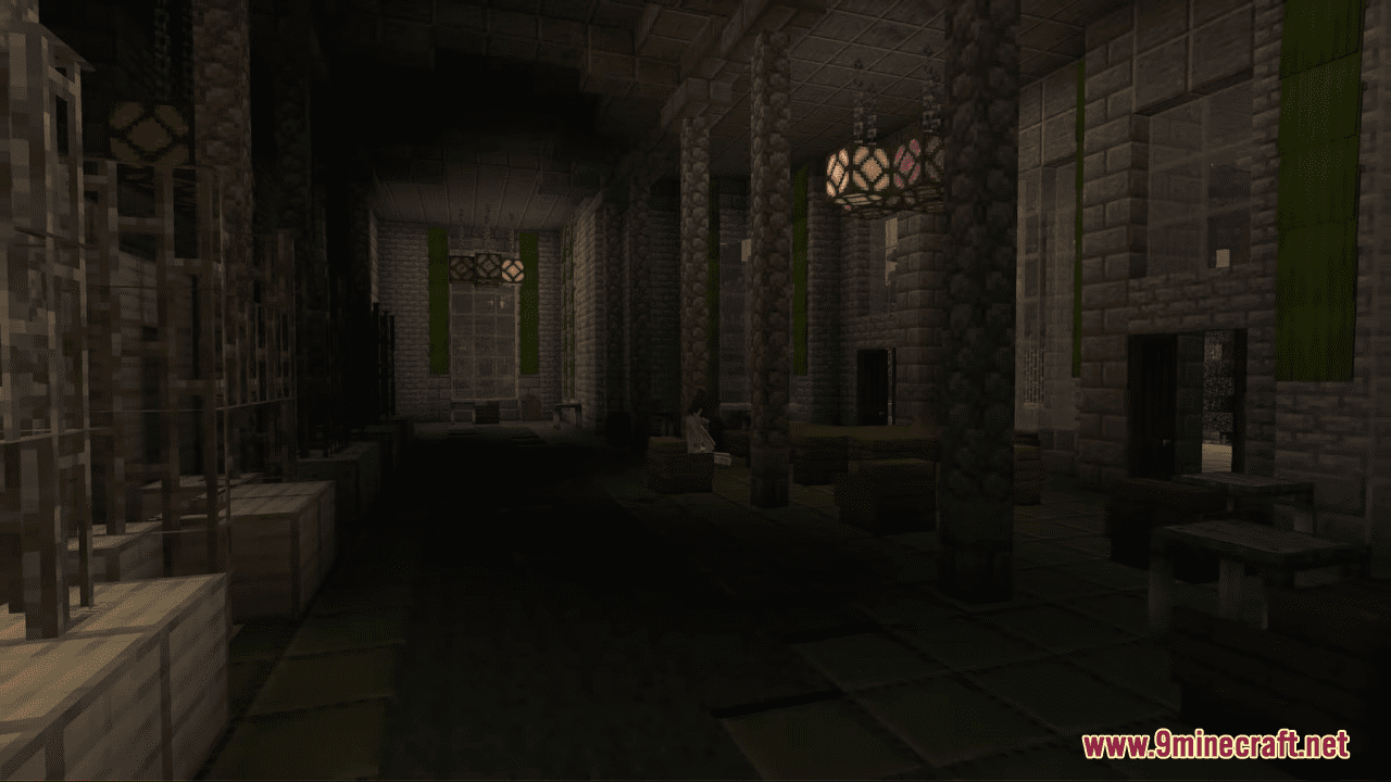 description_6 Woodland Falls Mental Hospital Map (1.20.4, 1.19.4) - Horror Adventure