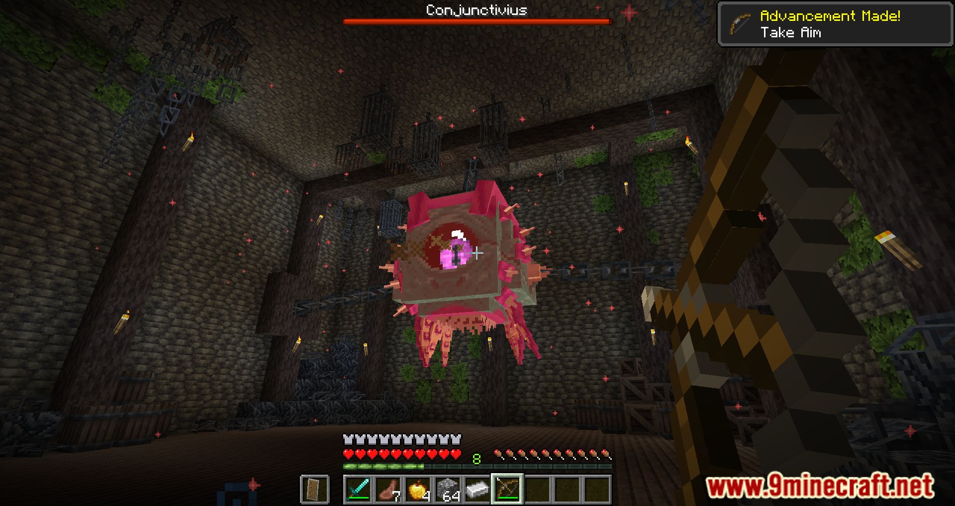 description_15 Mine Cells Mod 1.20.1 - Play Dead Cells in Minecraft.