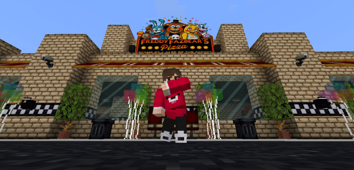 image 10 para FNAF Decoración Plugin (1.20) - MCPE/Bedrock mod