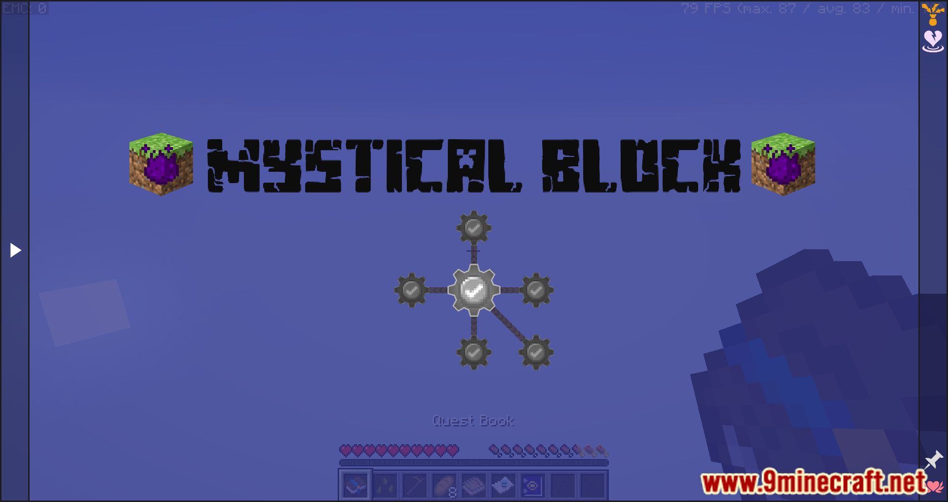description_1 Mystic Block Modpack (1.16.5) - Focus on traveling through the sky block