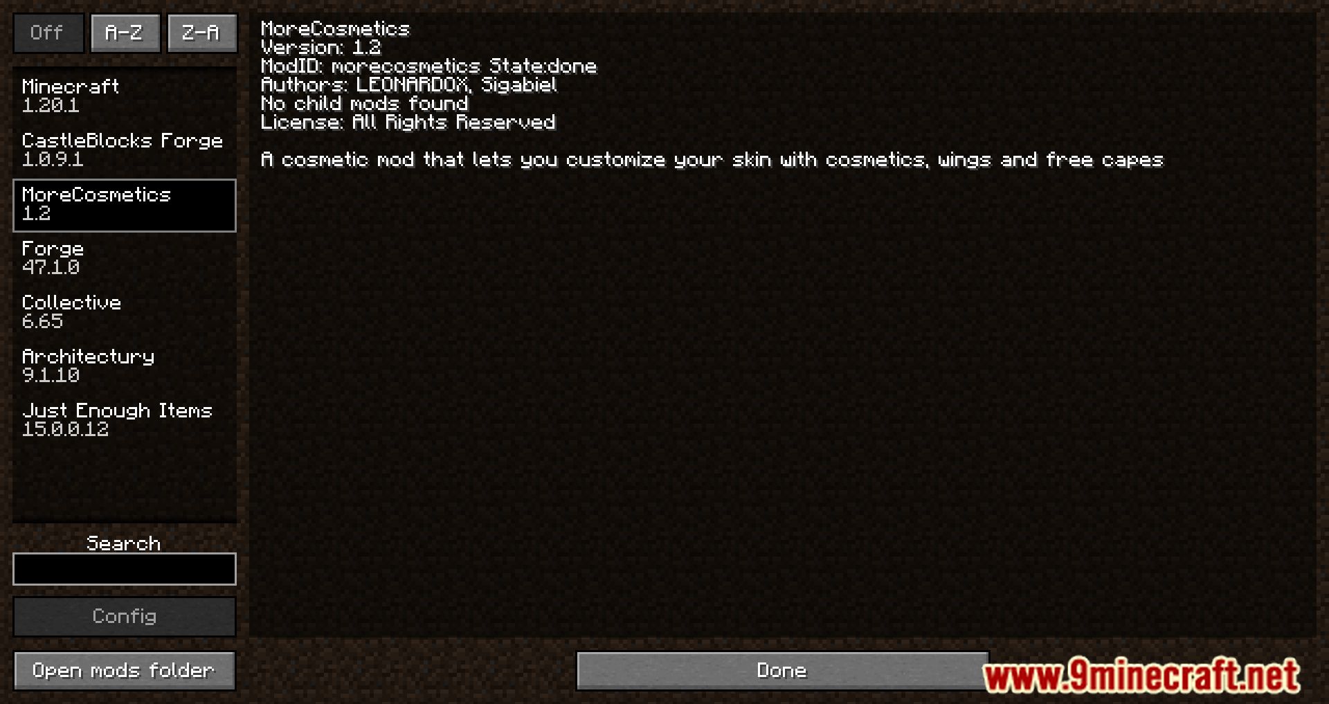 image 1 for  More Cosmetics Mod (1.20.4) - улучшите эстетику вашего Minecraft