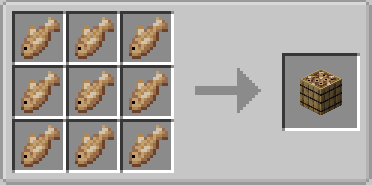 description_9 Fish In Planks Mod - рыбные блоки