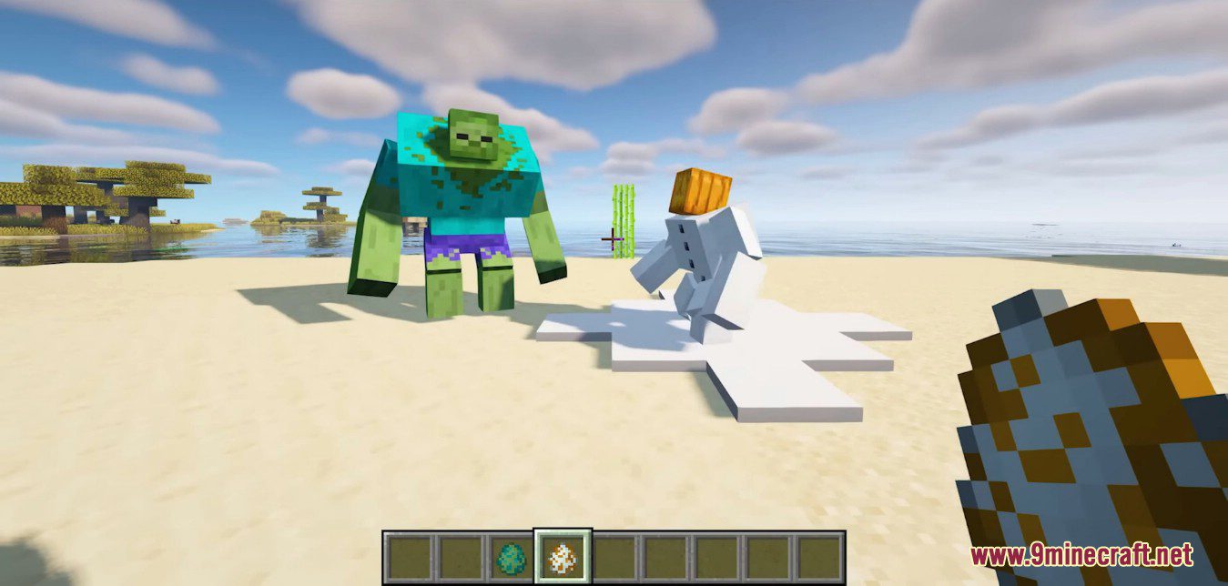 description_12 Mutant Monsters Mod 1.20.1 - Powerful monsters