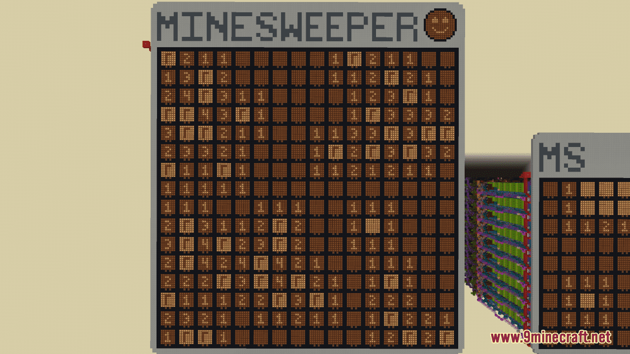 description_9 Карта Minesweeper (1.20.4, 1.19.4) - Redstone Marvel