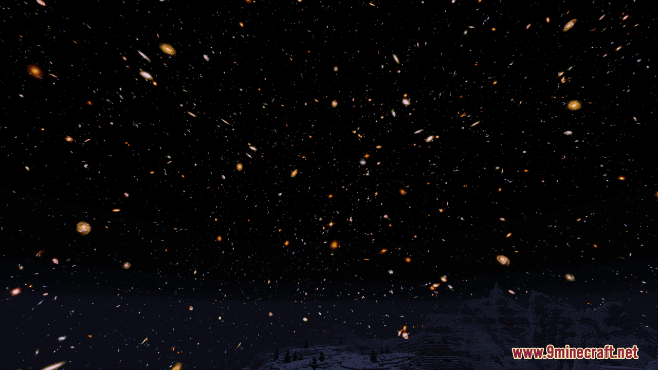 description_8 Hubble Ultra-Deep Sky Resource Pack (1.19.4, 1.19.2) - Текстурные пакеты