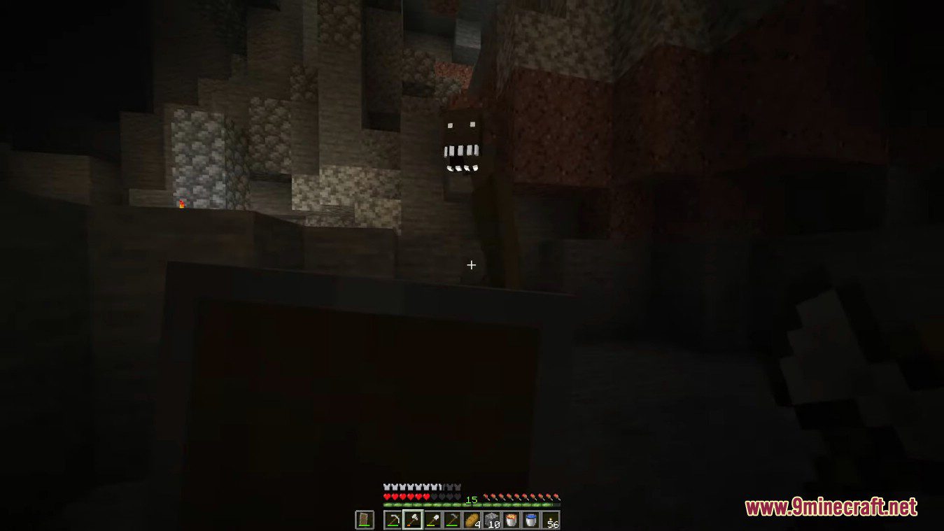 description_11 Cave Dweller Mod (1.19.3) - Выживание в самом страшном моде Minecraft