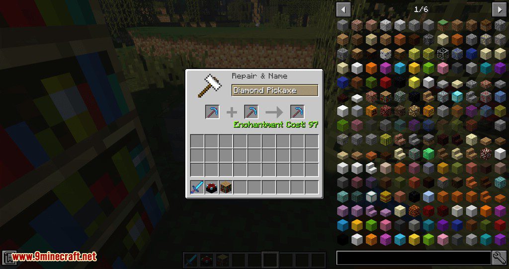 image 1 for Anvil Correction Mod (1.20.1) - Vanilla Anvil - but better!