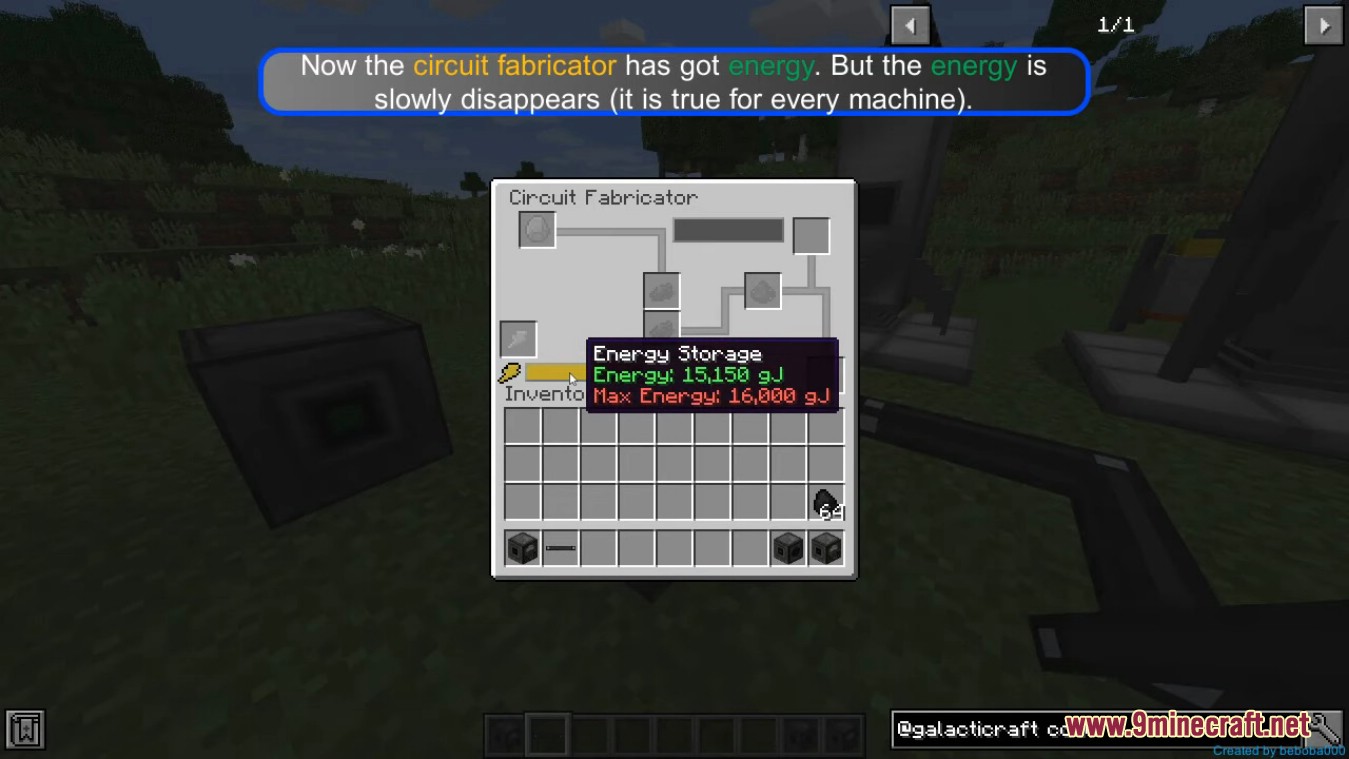 description_9 Galacticraft Mod (1.12.2) - луна, космический корабль, космическая станция