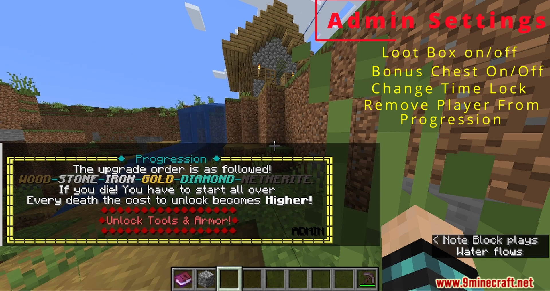 description_2 Paquete de datos de progresión hardcore (1.20.4, 1.19.4) - la evolución despiadada de Minecraft!