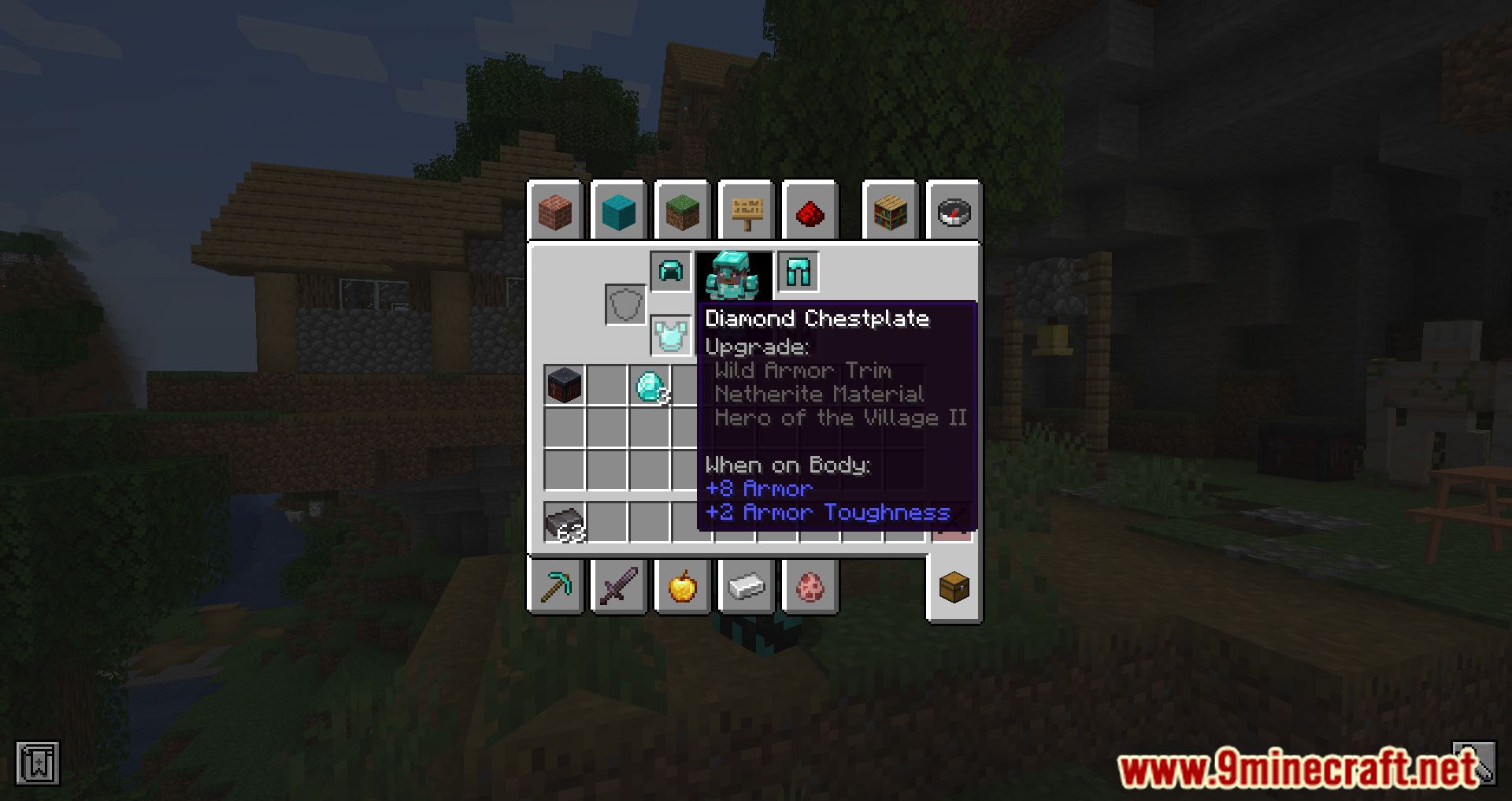 image 11 for Mod TrimsEffects (1.20.5) - Armor adjustment for special effects