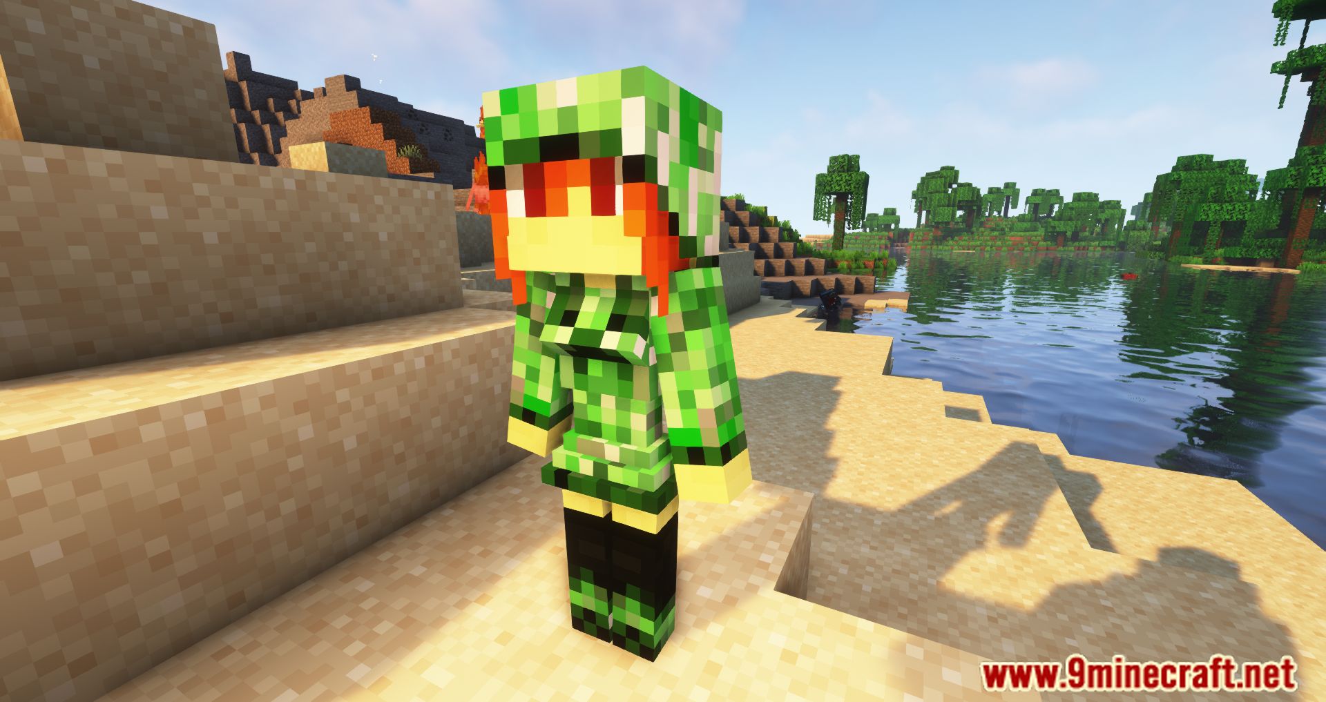 description_6 Hostile Mobs and Girls Mod (1.20.1) - Beware, monster girls!