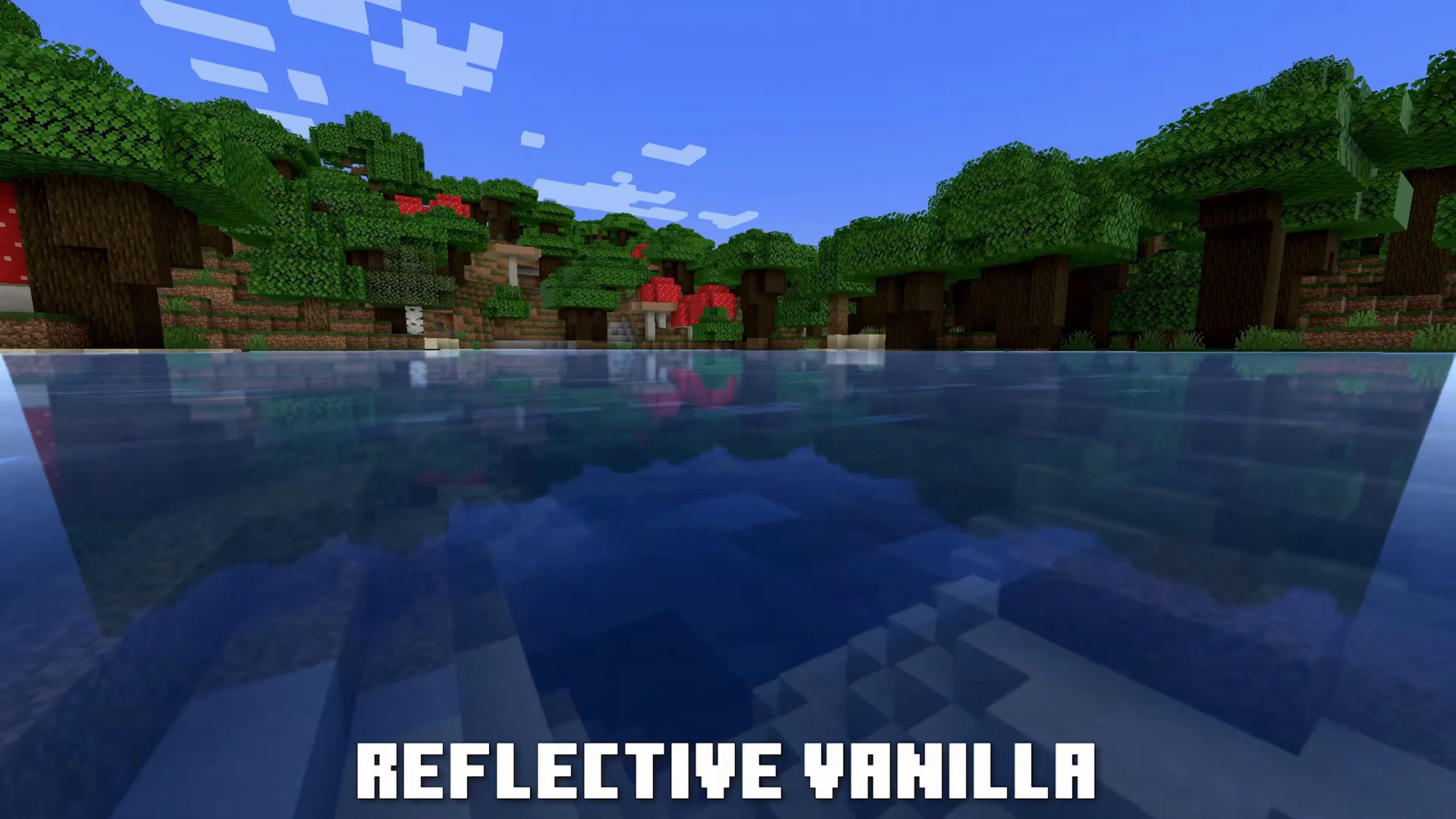 description_0 Reflective Vanilla Shaders 1.20.4 - отражающая графика
