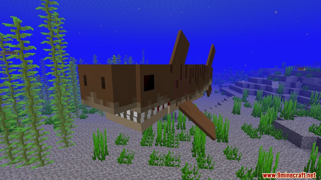 description_2 Shark Mod 1.19.2 - Ужасный морской хищник
