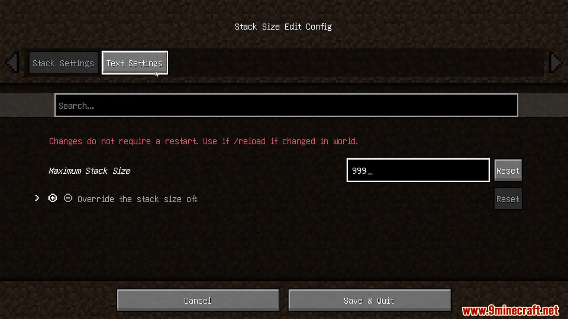 image 5 for Stack Size Editing Mode (1.20.4) - Easy setup
