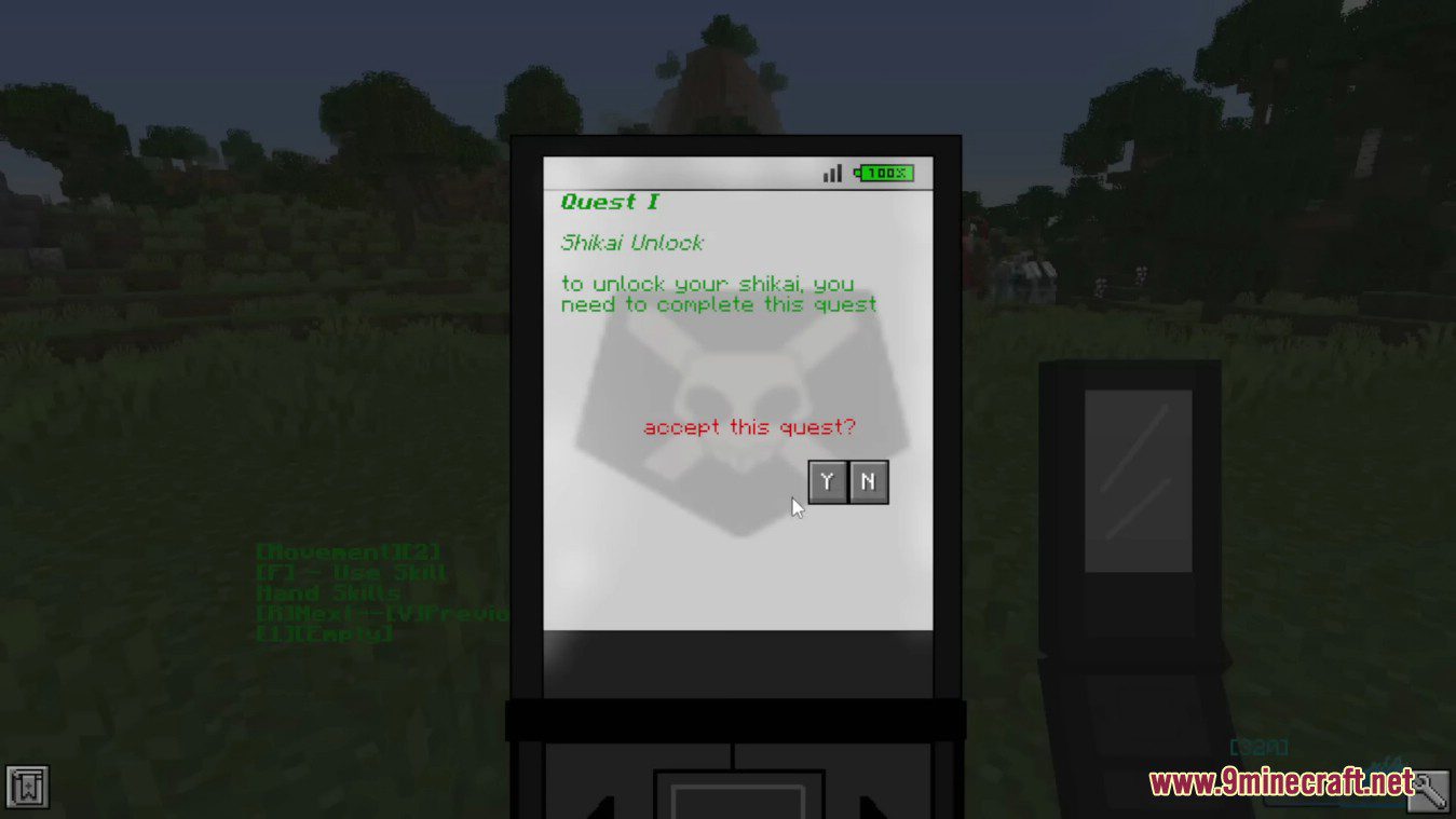 description_14 Bleach Awaken Mod (1.16.5) - Аниме Bleach, Fighting Hollow