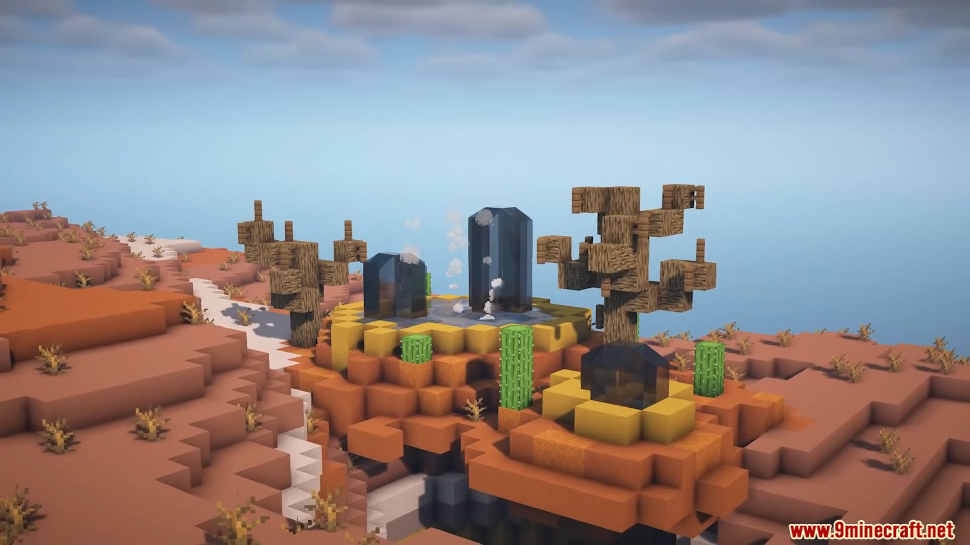 description_1 Unnamed Desert Structures Mod (1.20.4) - unique buildings in vanilla style