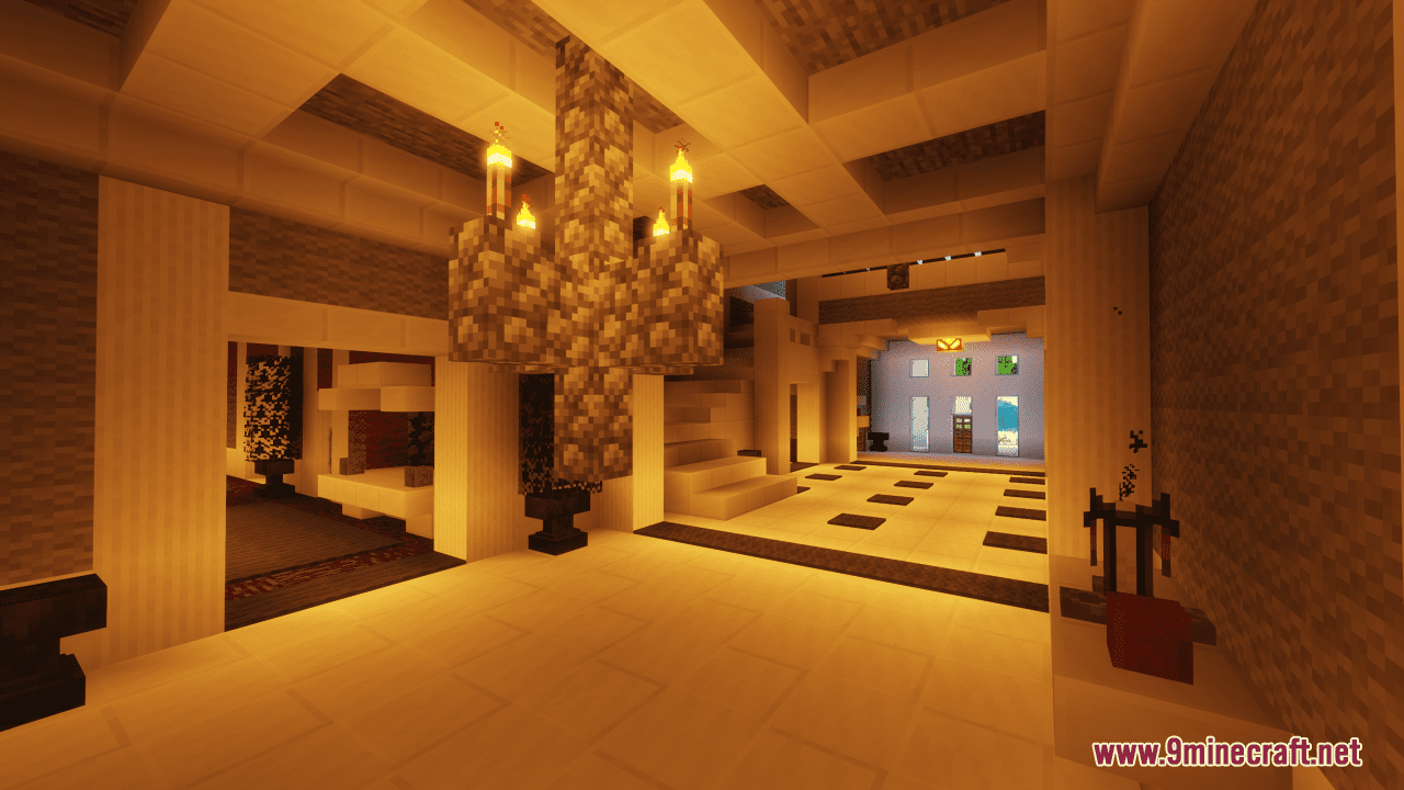 description_6 Map Alpine Mansion (1.20.4, 1.19.4) - spacious modern residence