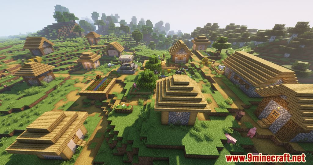 description_4 Curses' Naturals Mod - Случайно генерируемые структуры.