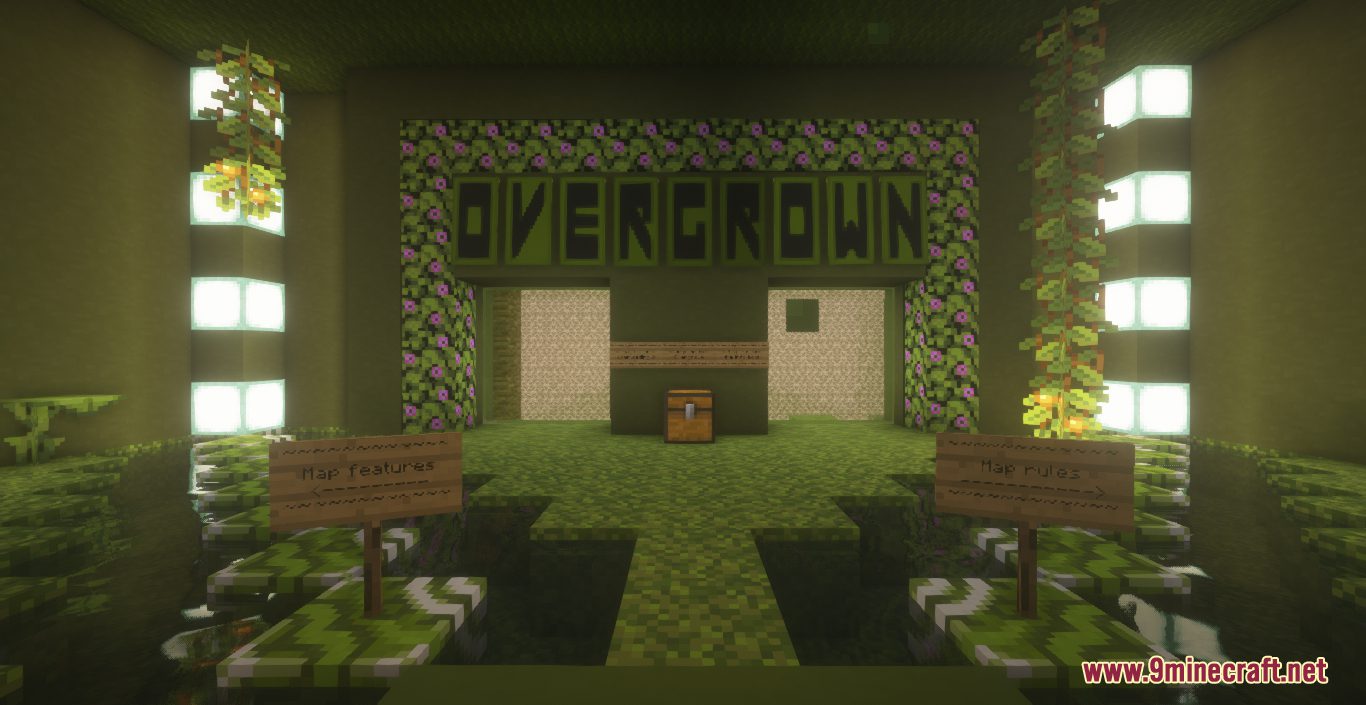 description_1 Overgrown Map (1.18.1) - Jungle Hunger Games