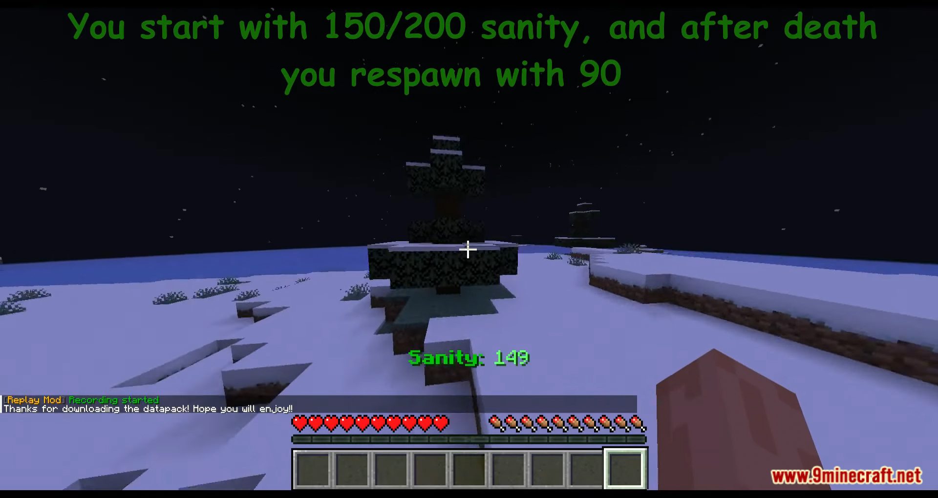 description_6 Paquete de datos de Minecraft But the Night is Dawning (1.19.4, 1.19.2)