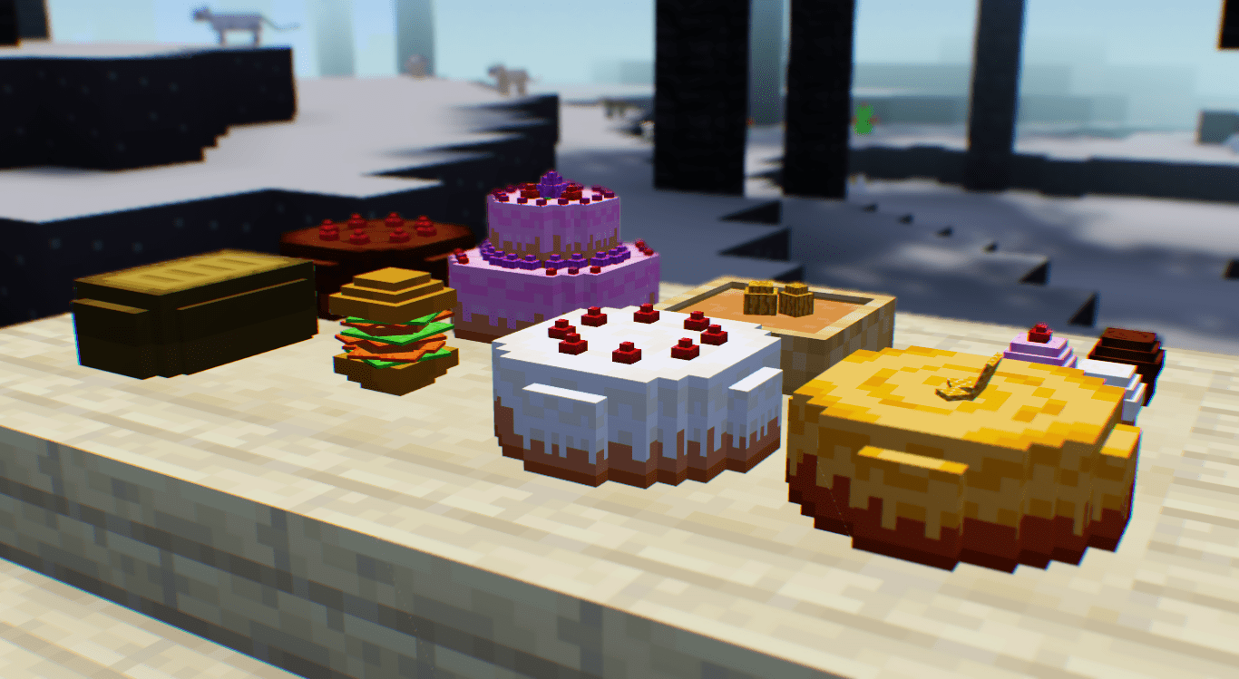 description_3 3D Placeable Food Mod - Aesthetic food products