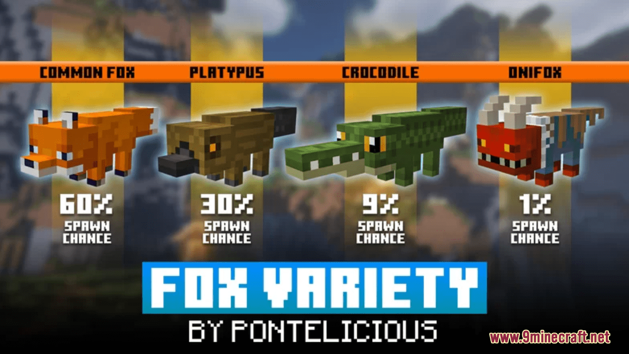 description_13 Paquete de recursos de variedad Fox (1.19.3, 1.18.2) - paquete de textura