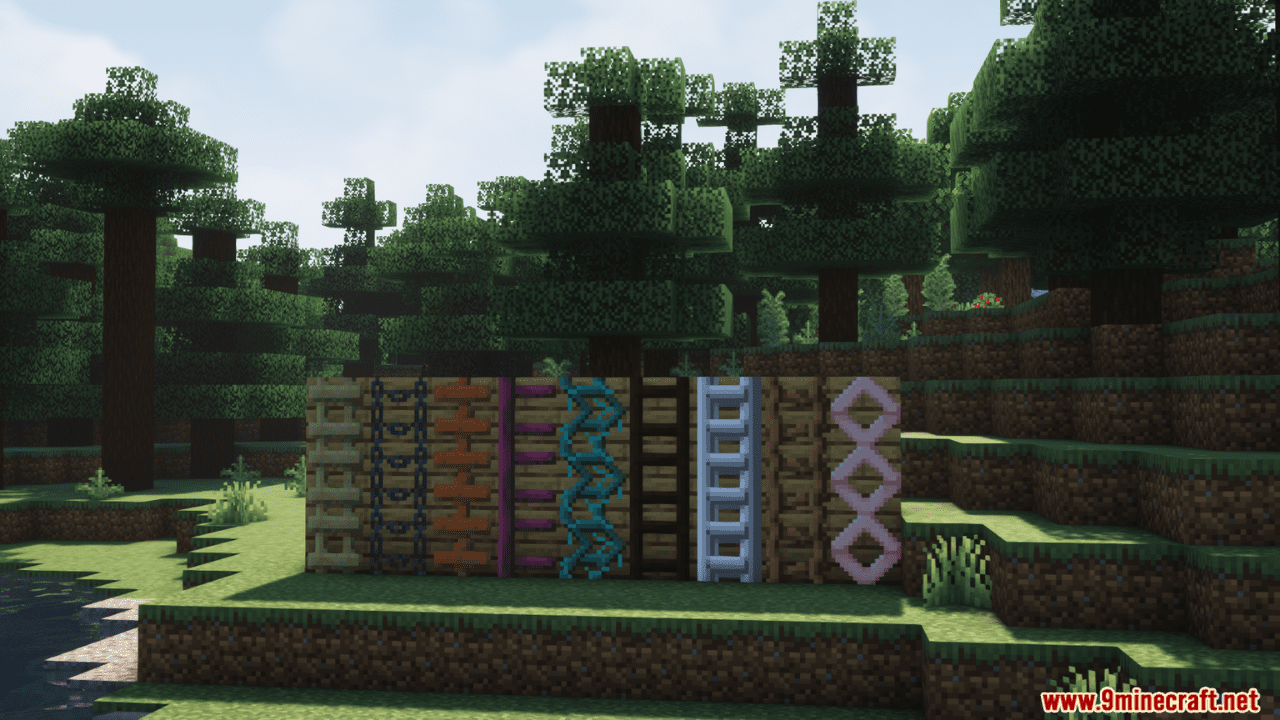 image 1 for More stair modes (1.20.4) - 14 different staircases