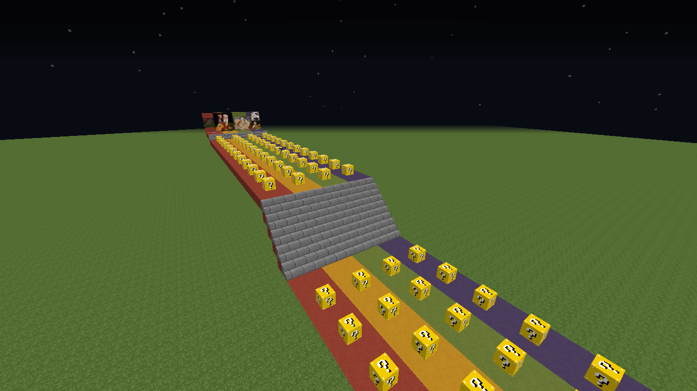 description_0 Lucky Blocks Race | Map for Minecraft