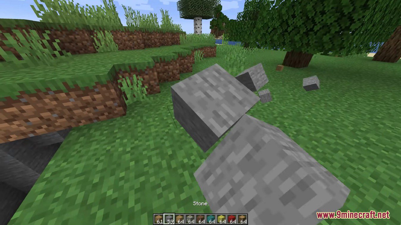 image 2 for ItemPhysic Lite Mod (1.20.4) - улучшена анимация предметов