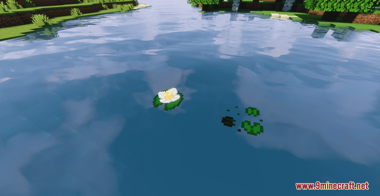 description_5 Lotus flower resource pack (1.19.4, 1.19.2, 1.19) - Пакет текстур