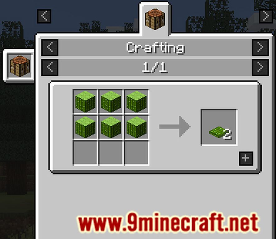 description_15 Bamboo Everything Mod (1.20.4) - декорирование, строительство