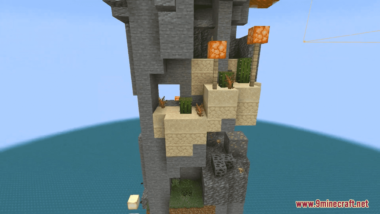 description_6 Parkour Spiral MINI map (1.20.4, 1.19.4) - smaller, but no less interesting