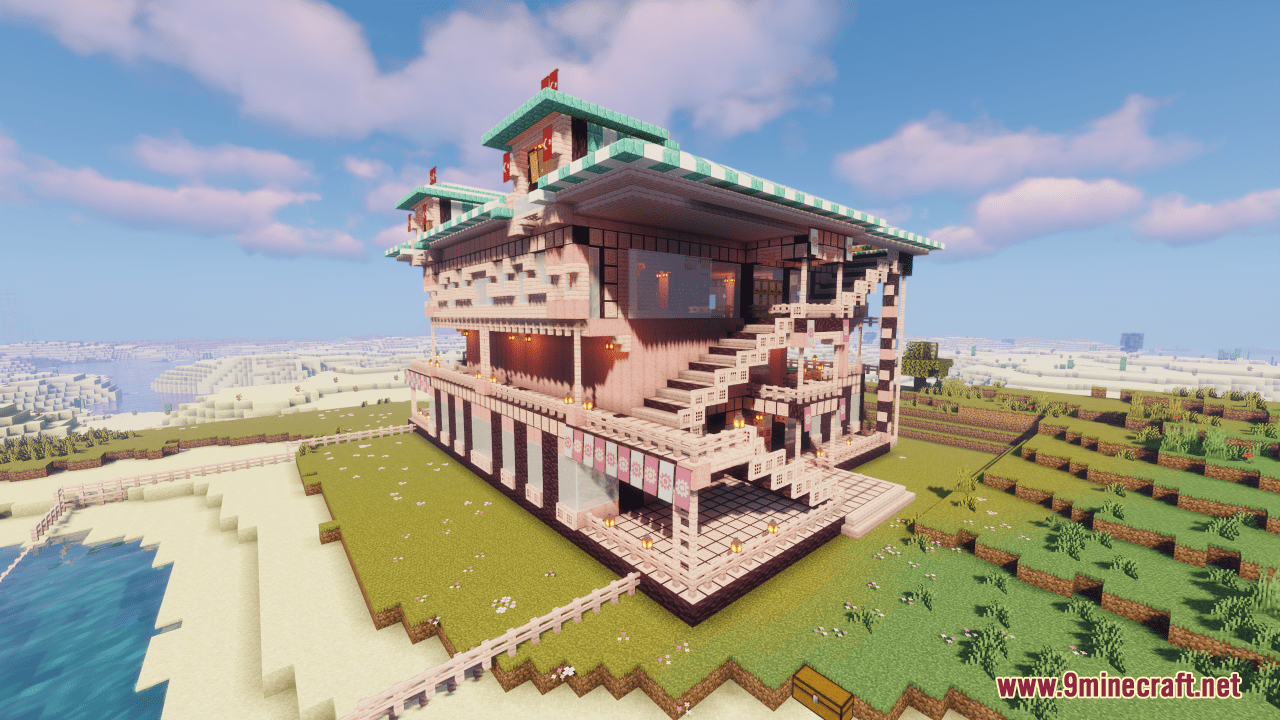 description_6 Beach House Mapa (1.20.4, 1.19.4) - Serene Sands
