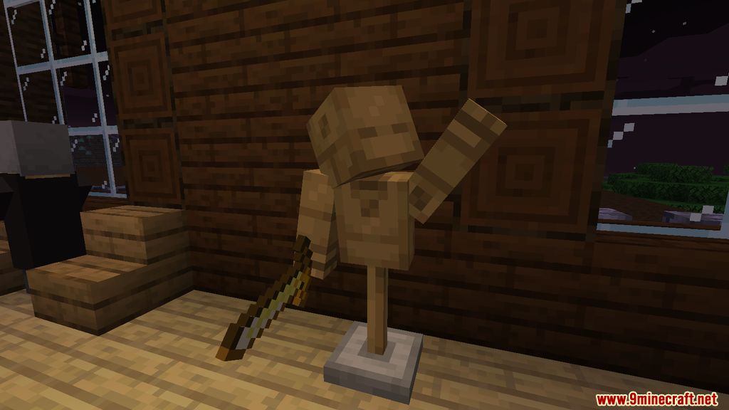 description_7 Mannequins Mod (1.19.2) - mannequin, training