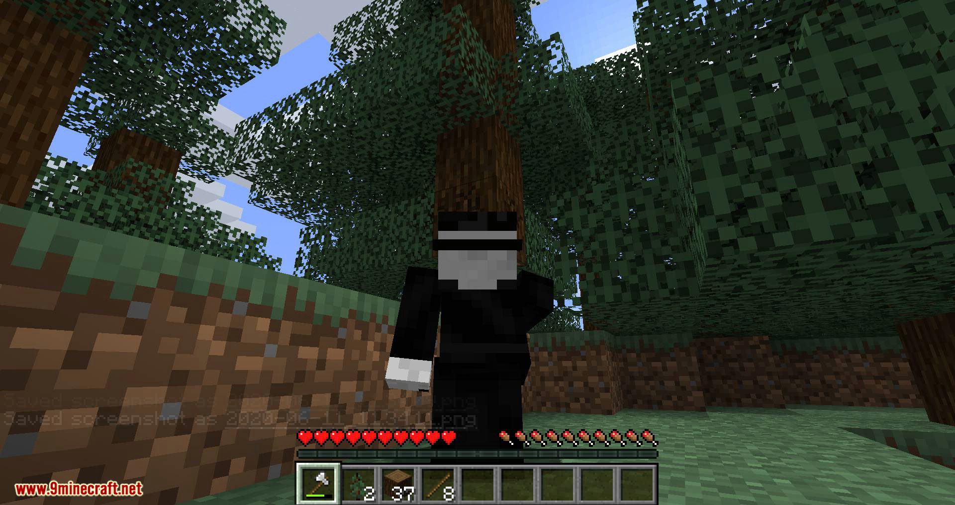 description_2 Tree Harvester Mod - автоматический измельчитель деревьев