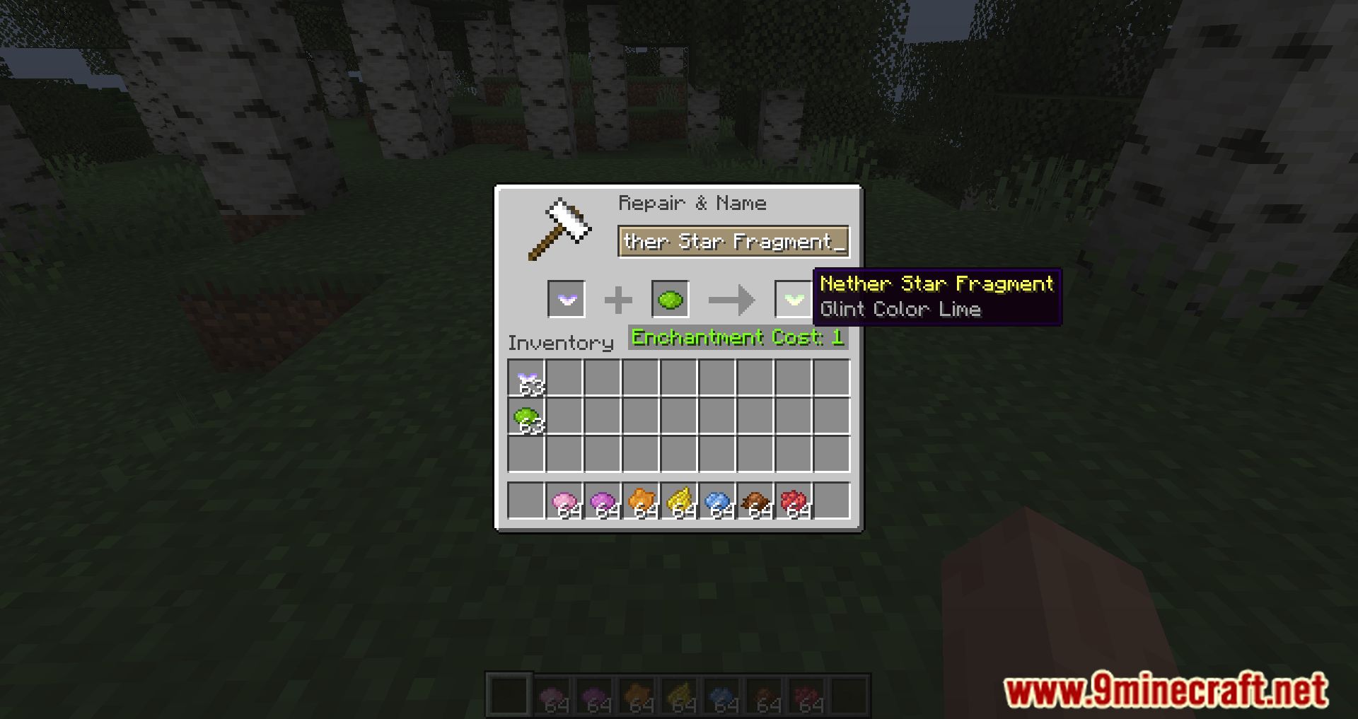 Imagen 3 para el modo de encantamiento del arco iris (1.20.4) - equipo de color