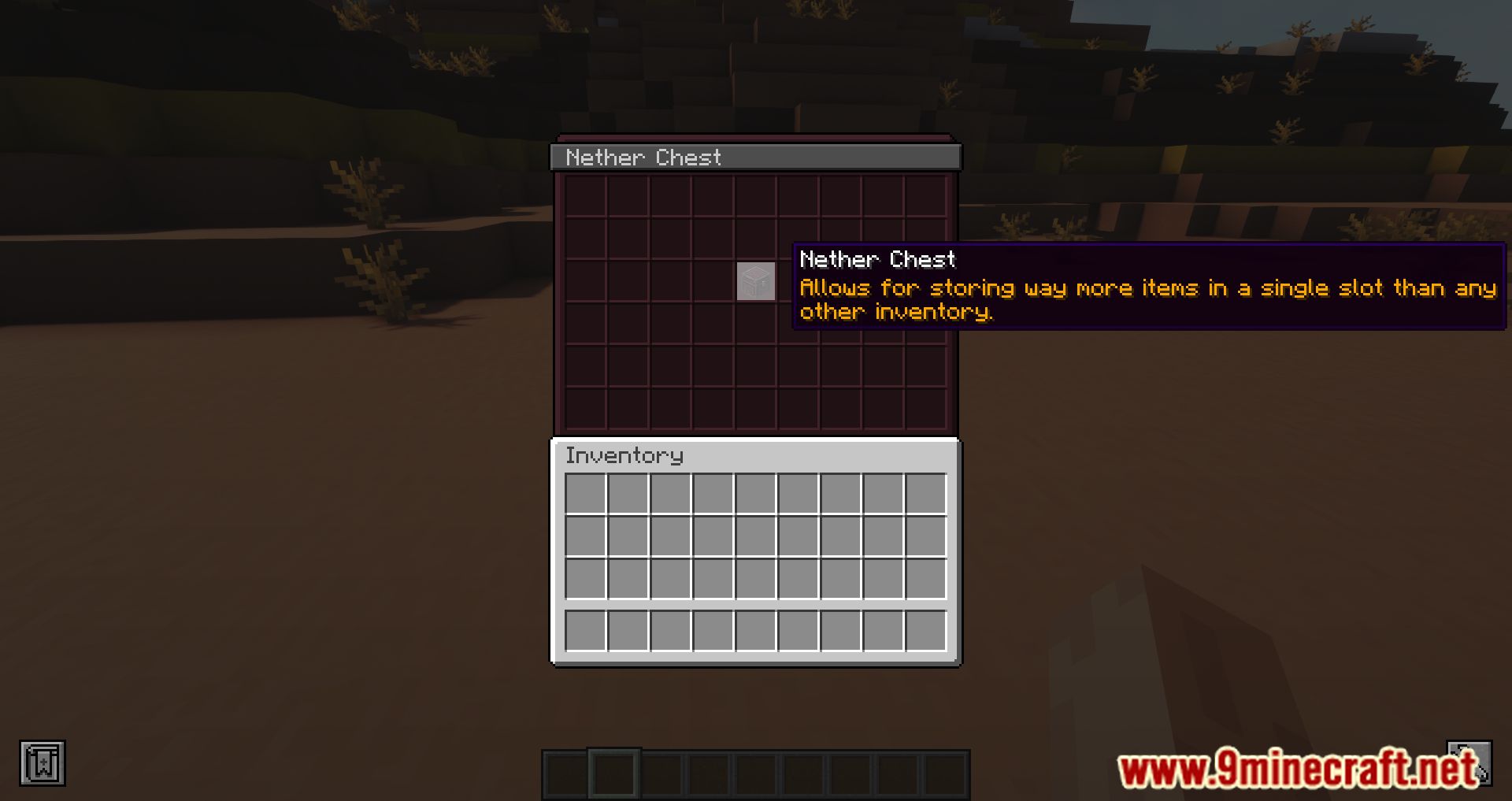 description_3 Nether Chested Mod (1.20.4) - очень уникальный новый сундук
