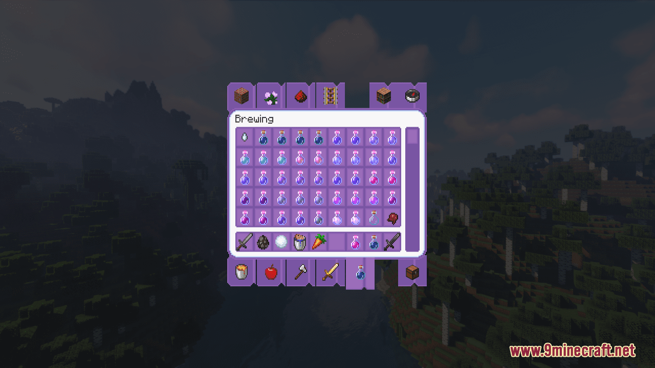 description_9 Purple GUI Resource Packs (1.20.2, 1.20.1, 1.20) - Texture Packs